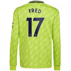 Jalkapallo Pelipaidat/Peliasut Manchester United Fred 17 Kolmaspelipaita 2022-23 Pitkähihainen